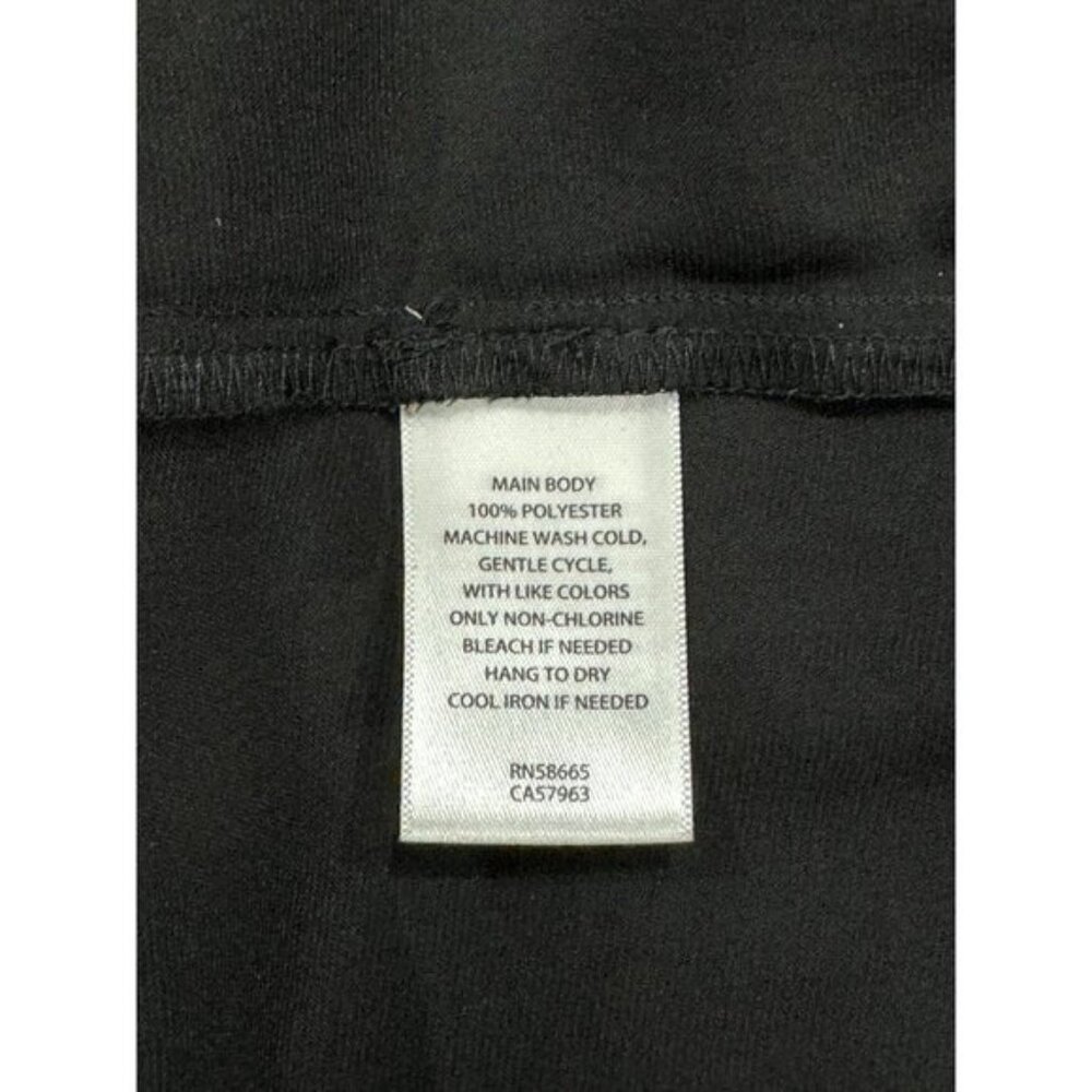 Chelsea 28 Black Wrap Midi Dress XXL Satin Short Sleeve Keyhole Back - Picture 7 of 10